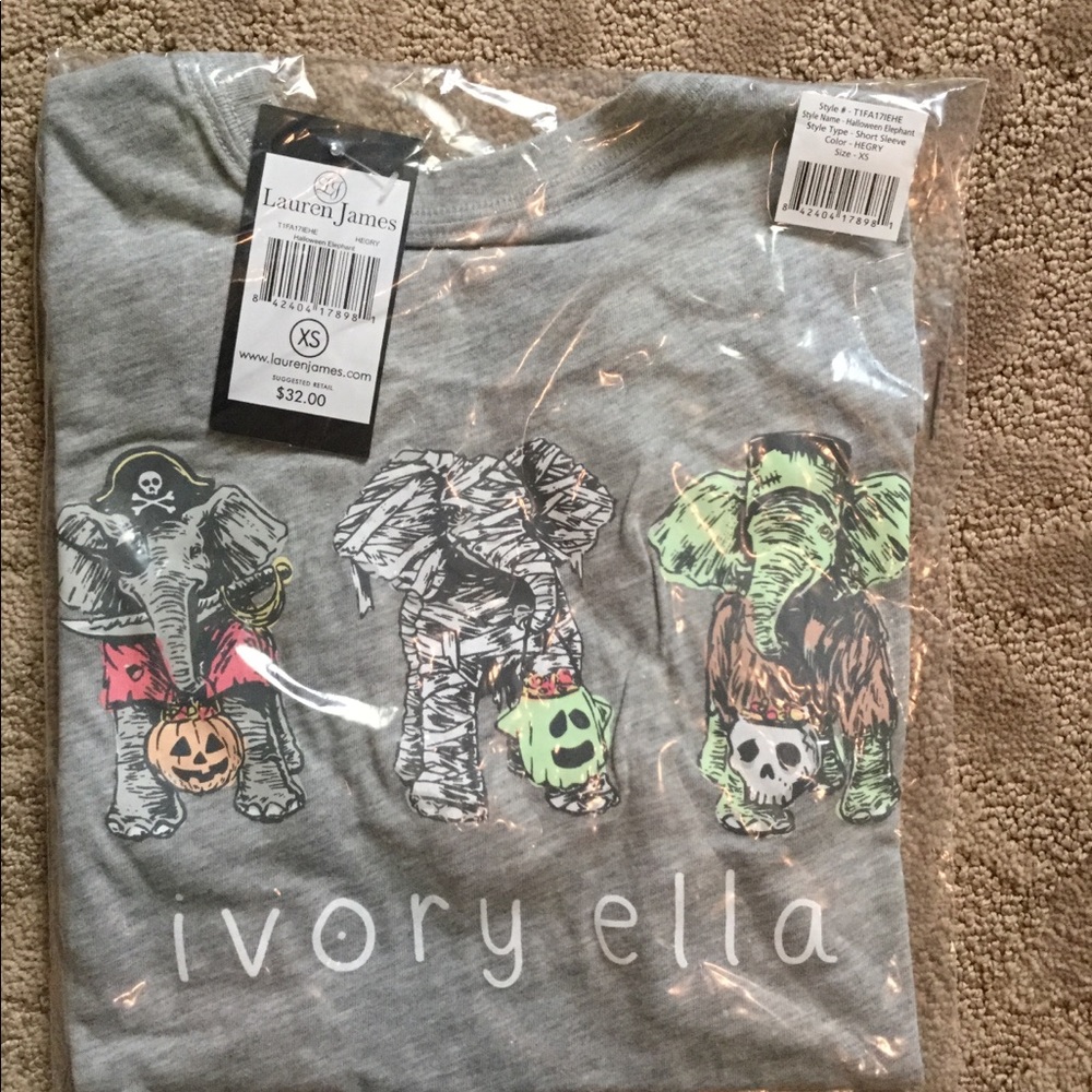 NWT Lauren James Ivory Ella Tshirt